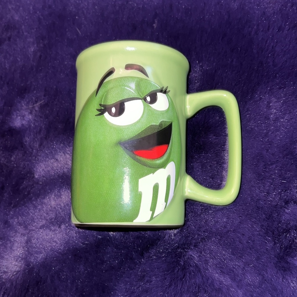 3D Green M&M Character Mug “The Sexy One”